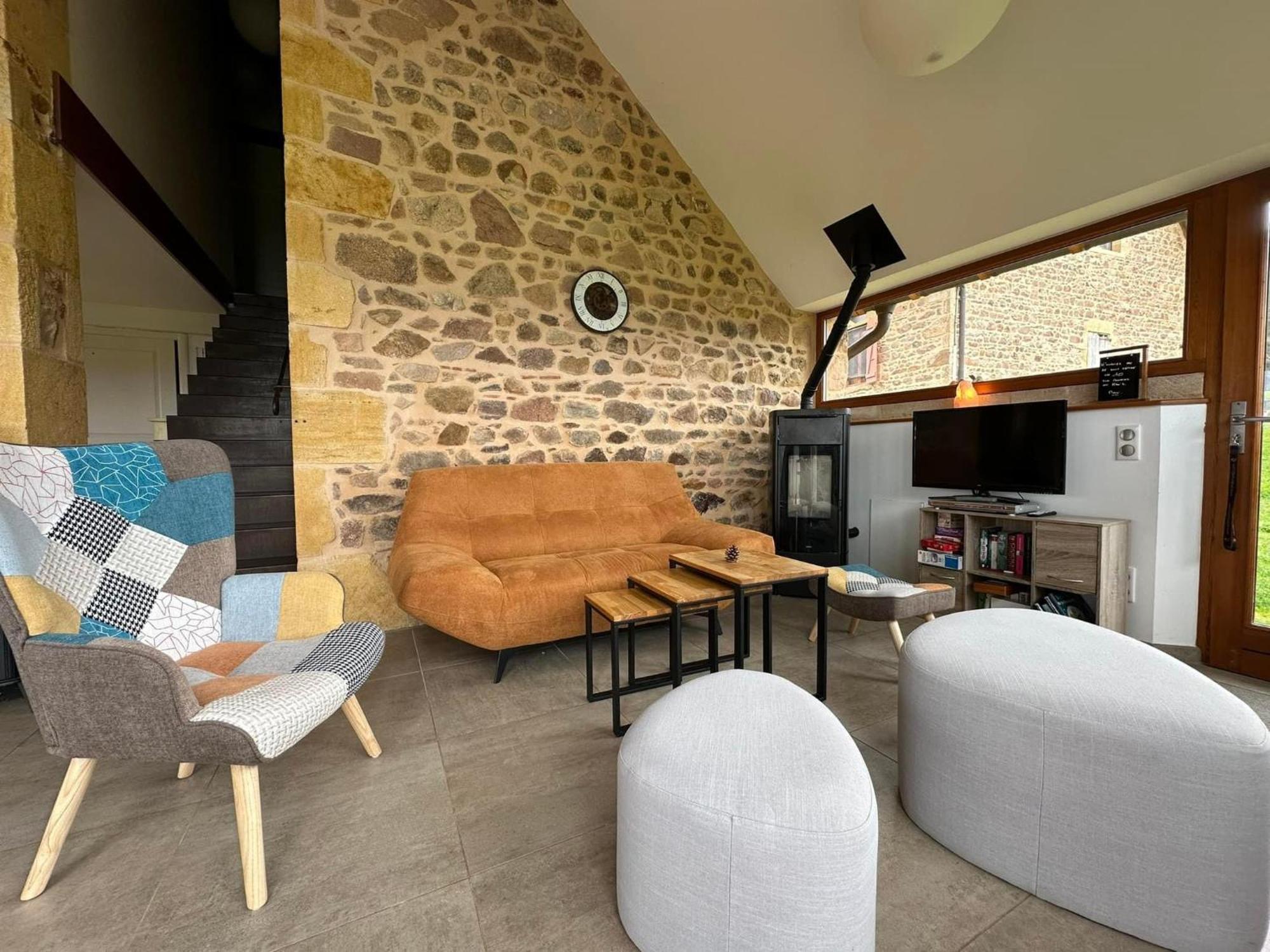 Вілла Les Perruchons Ancienne Grange Renovee Avec Soin Ozolles Екстер'єр фото